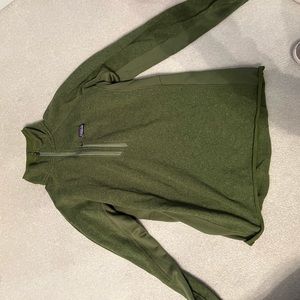 Green Patagonia Quarter Zip